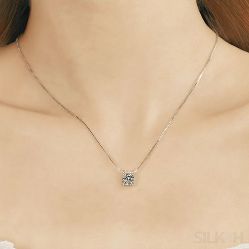 Bull Head Statement Moissanite Necklace Ann - Jewelry